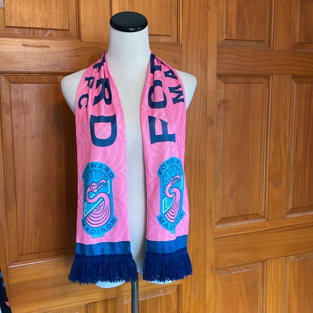 Pretty Firm on Price! University of Wisconsin Madison Forward FC Flamingo Scarf